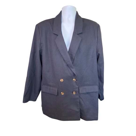 Old Navy Mens Wool Blazer Jacket XL Double Breasted Corpcore  Old Money - Picture 1 of 7